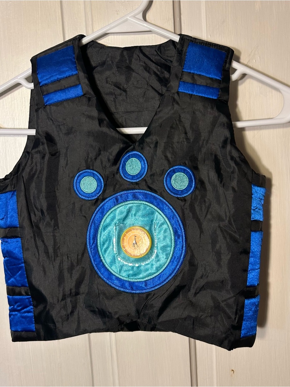 Kids Black and Blue Wild Kratt Vest with Creature Gloves